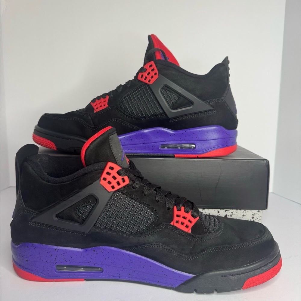 Jordan 4 Raptors Drake Signature Size 12 Lightly Used Og Box View 2